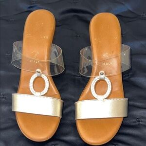 Elegant Gold Women's Sandals